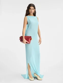 Outlet Jacquemus De Ameno jurk LightTurquoise