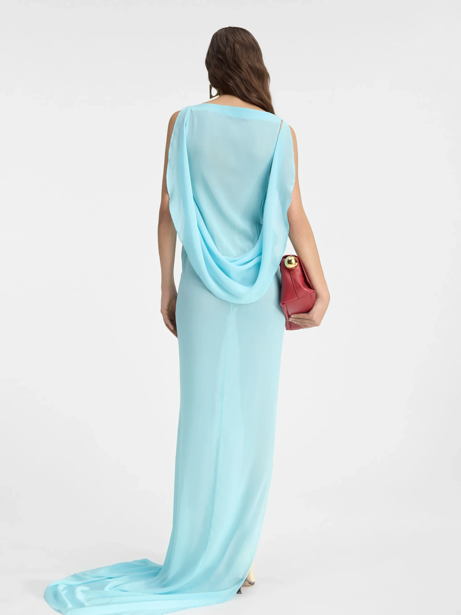 Outlet Jacquemus De Ameno jurk LightTurquoise