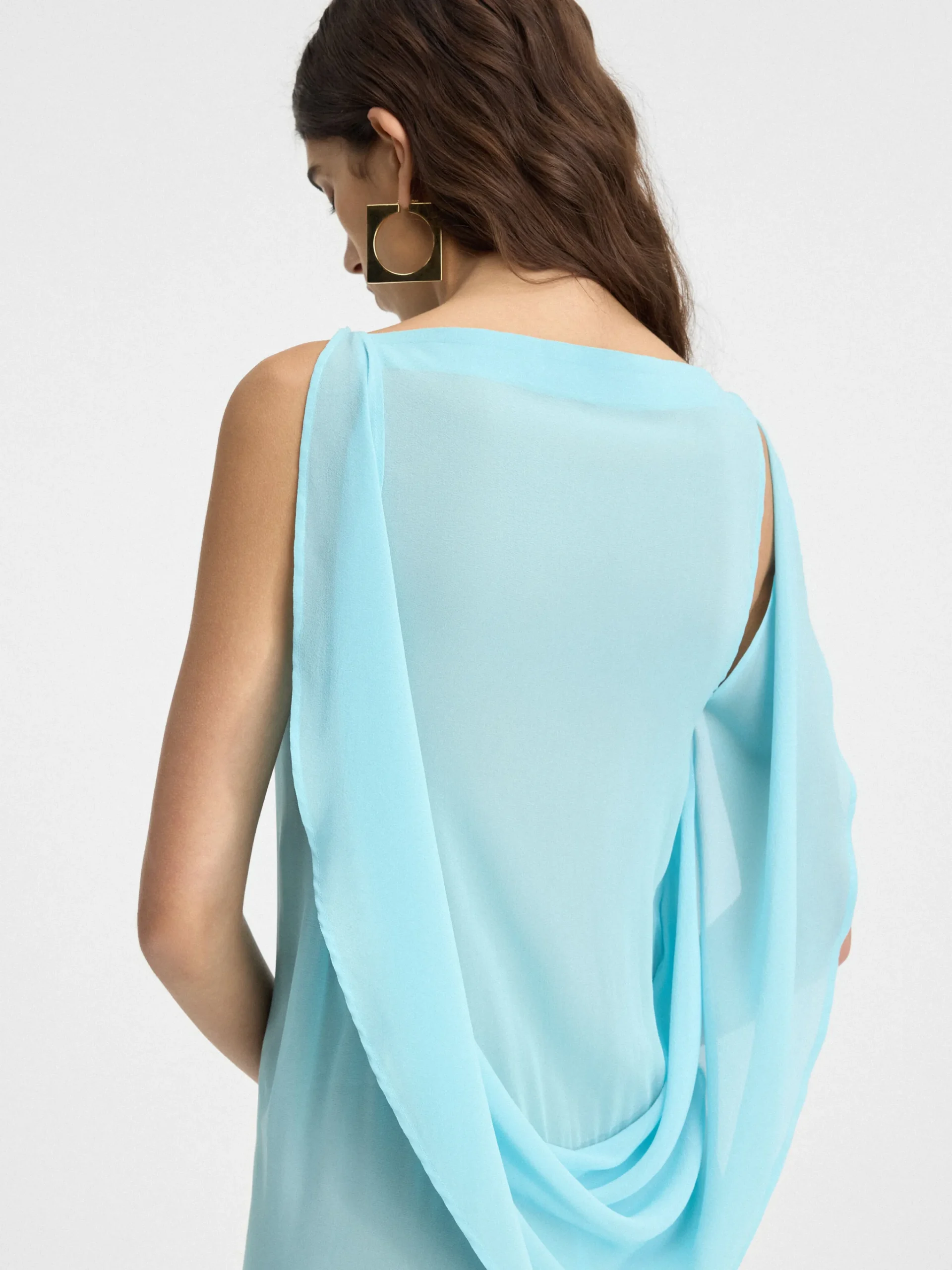 Outlet Jacquemus De Ameno jurk LightTurquoise