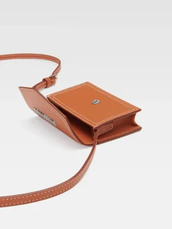 Discount Jacquemus De Azur kaarthouder LightBrown