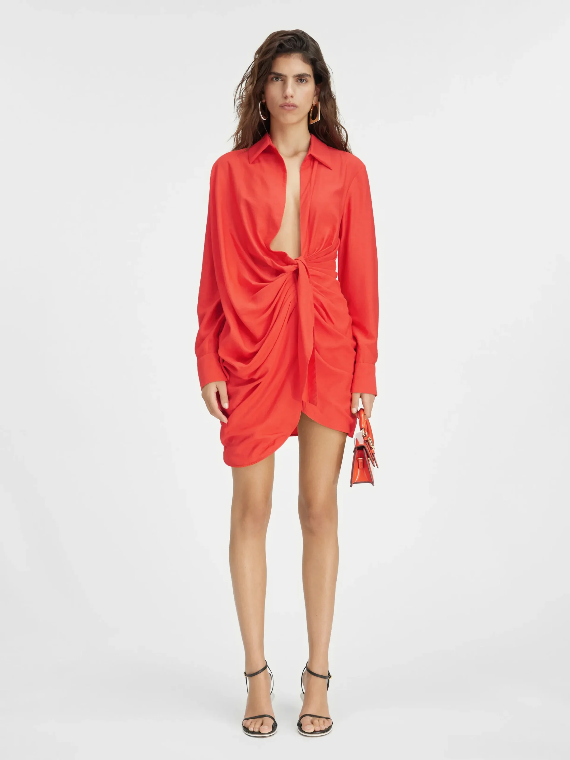 Fashion Jacquemus De Bahia jurk Orange