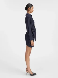 Fashion Jacquemus De Bahia jurk DarkNavy