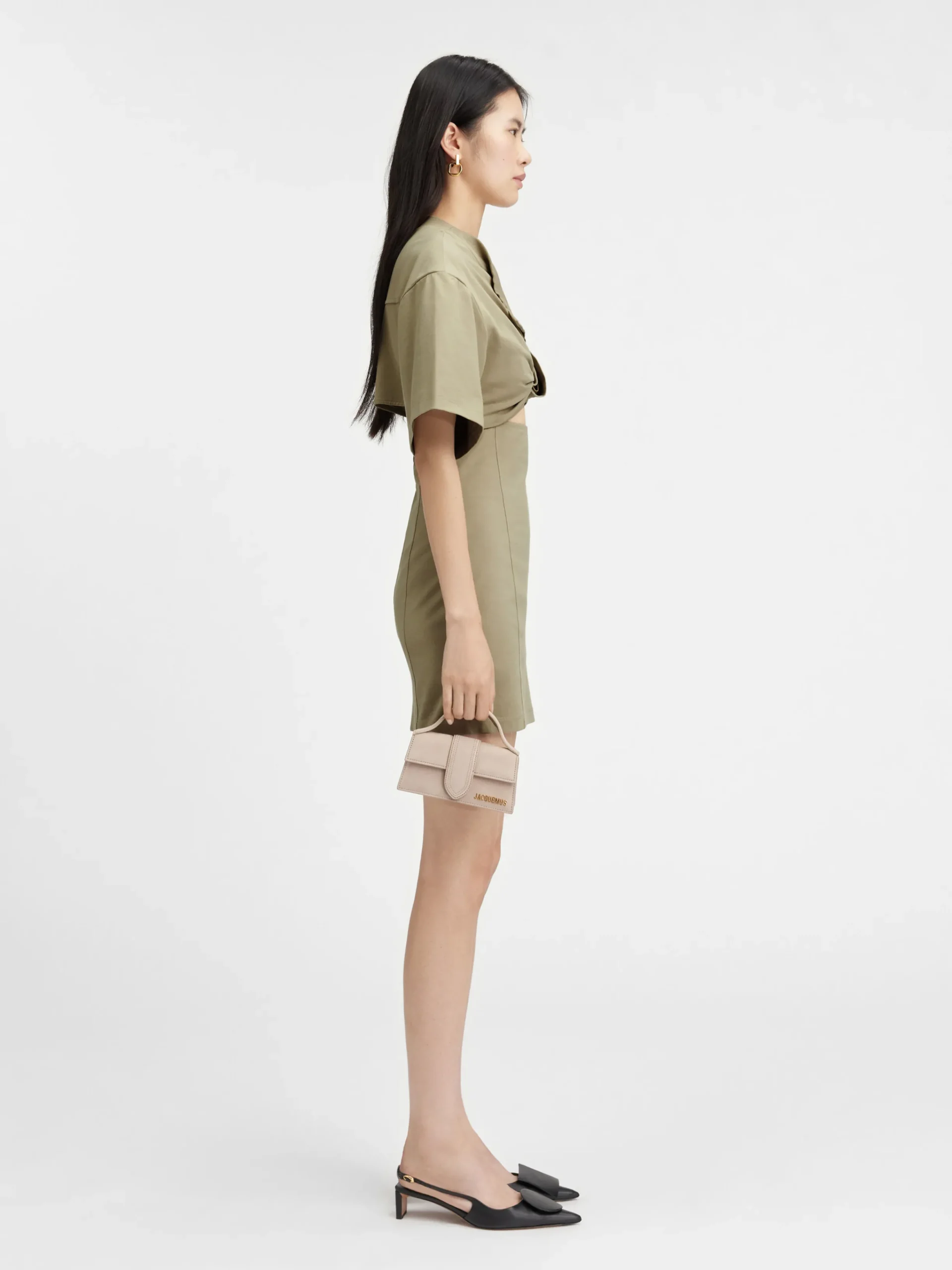 Fashion Jacquemus De Bahia T-shirtjurk LightKhaki