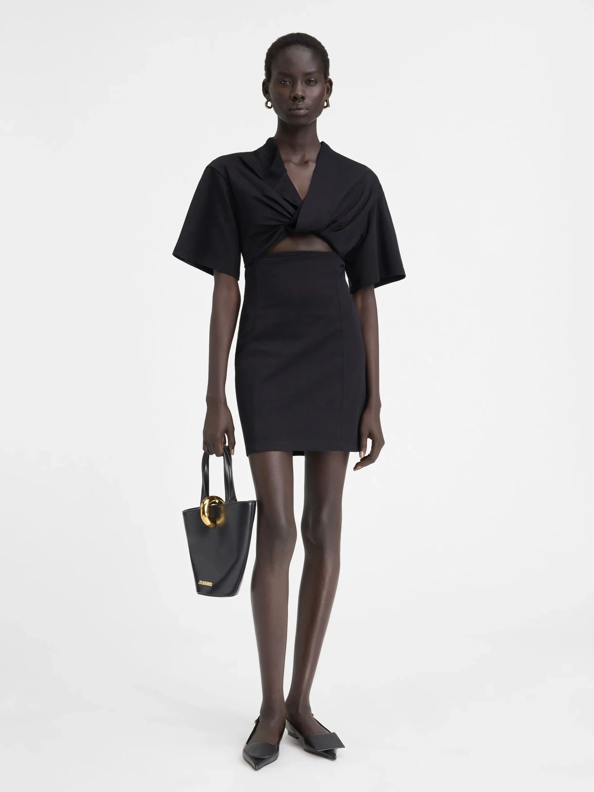 Online Jacquemus De Bahia T-shirtjurk Black