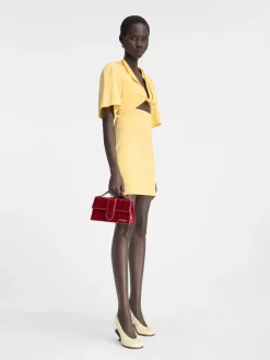 Hot Jacquemus De Bahia T-shirtjurk LightYellow