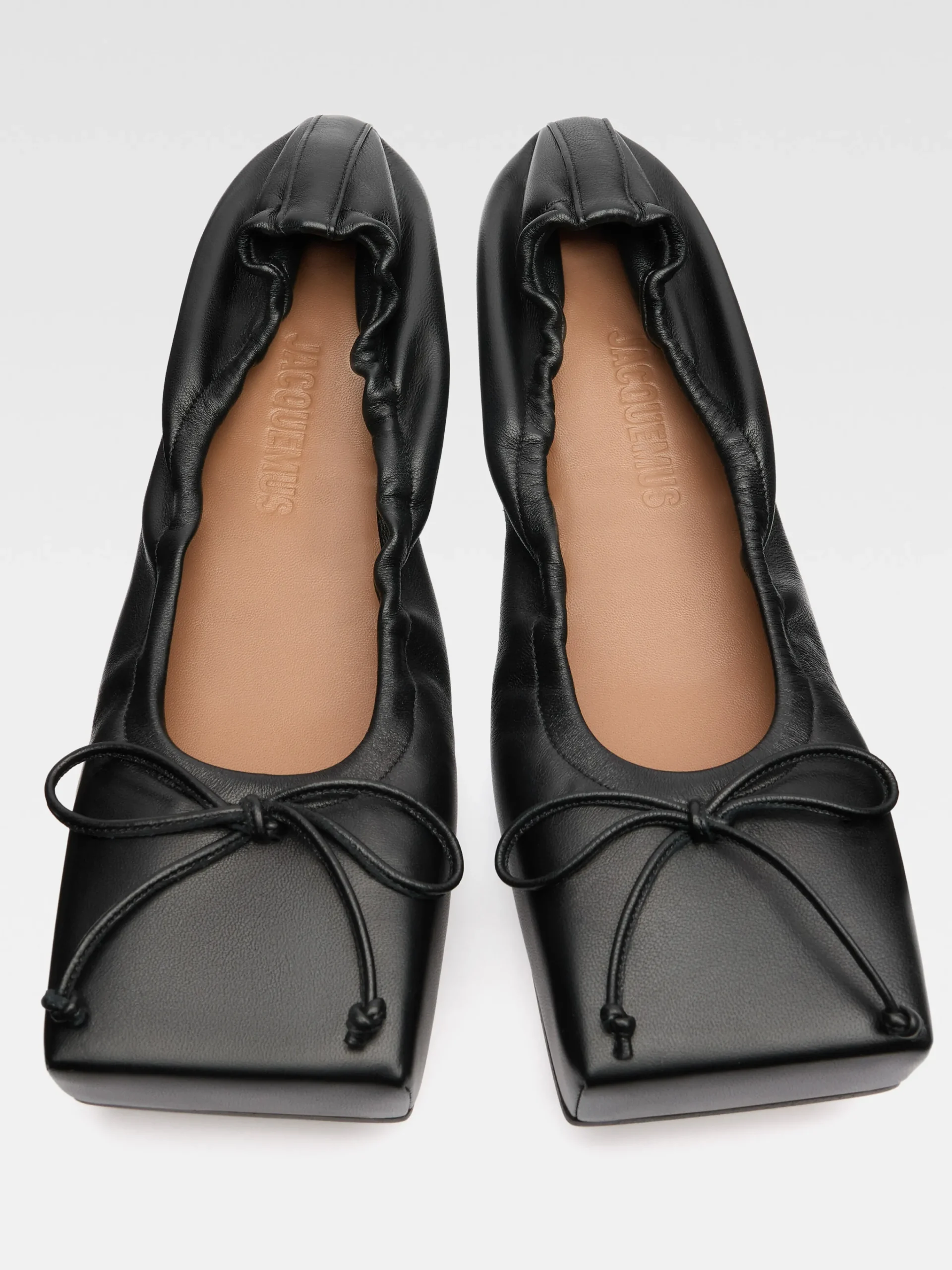 New Jacquemus De Ballet ballerina's Black