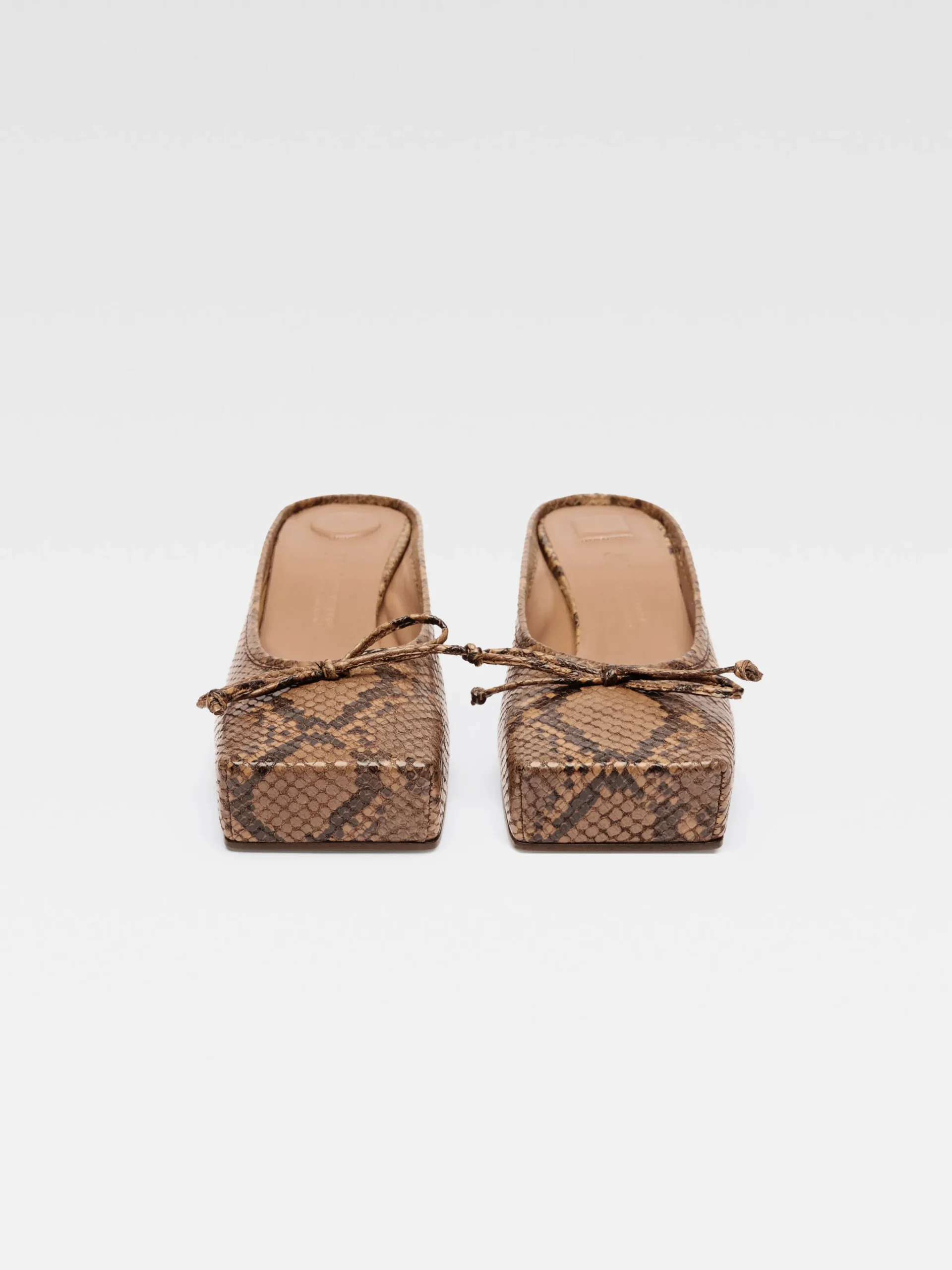 Best Jacquemus De Ballet lage muiltjes LightBrown