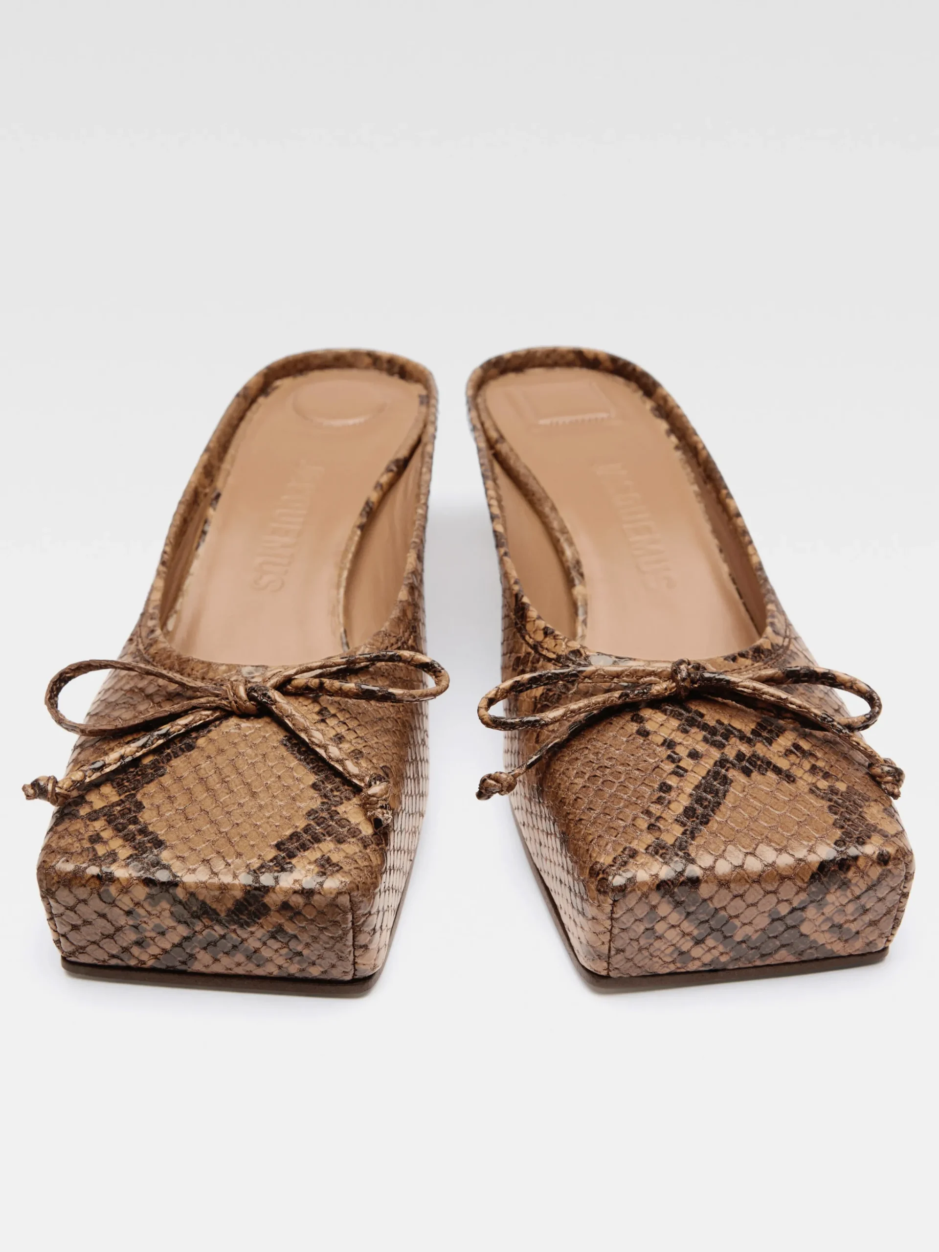 Best Jacquemus De Ballet lage muiltjes LightBrown