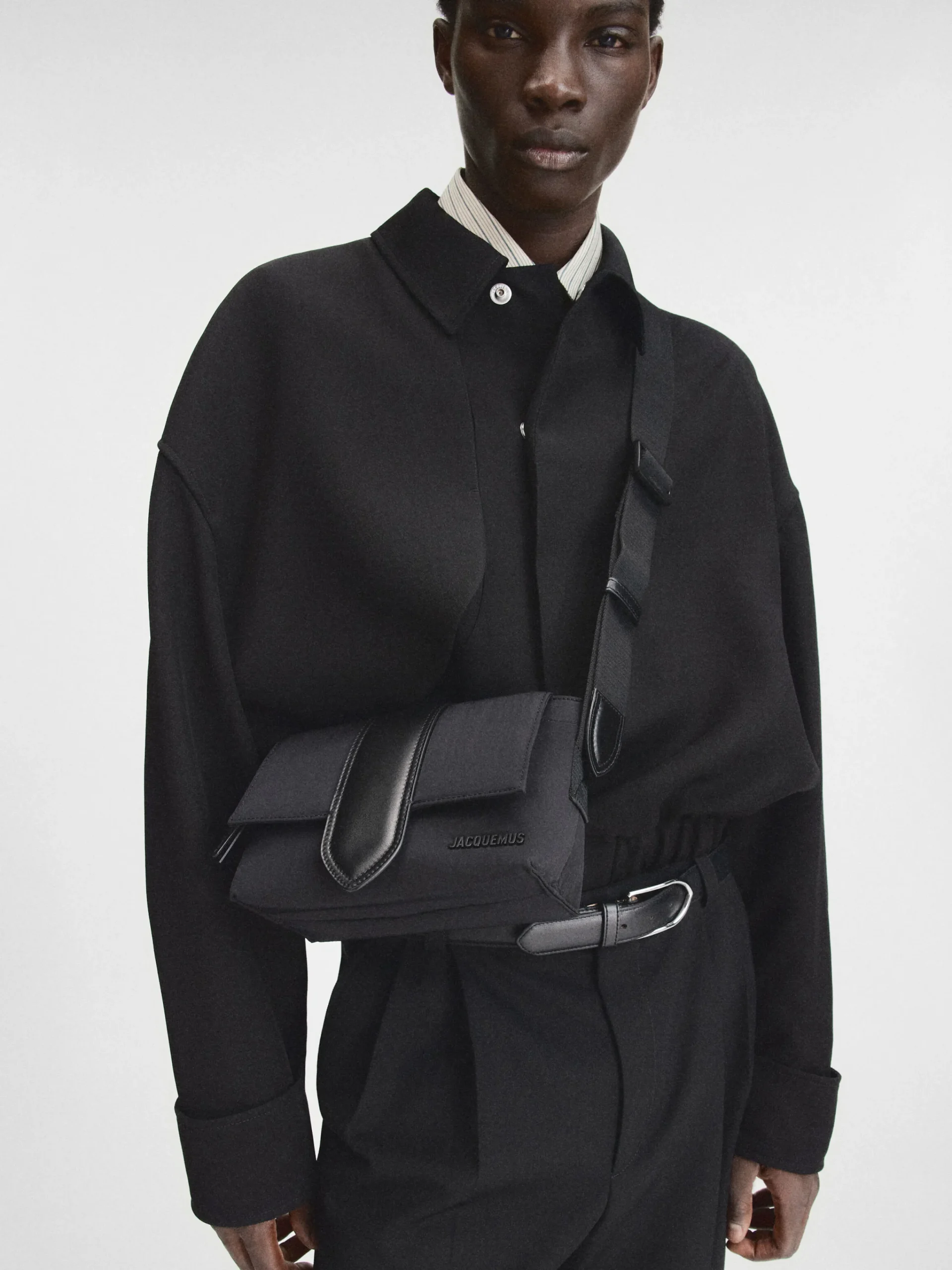 New Jacquemus De Bambino kleine messenger-tas Black