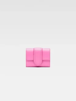 Clearance Jacquemus De Bambino portemonnee NeonPink
