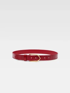 Hot Jacquemus De Bambino riem DarkRed