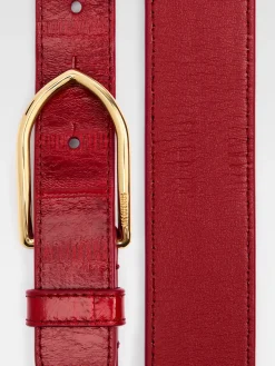 Hot Jacquemus De Bambino riem DarkRed