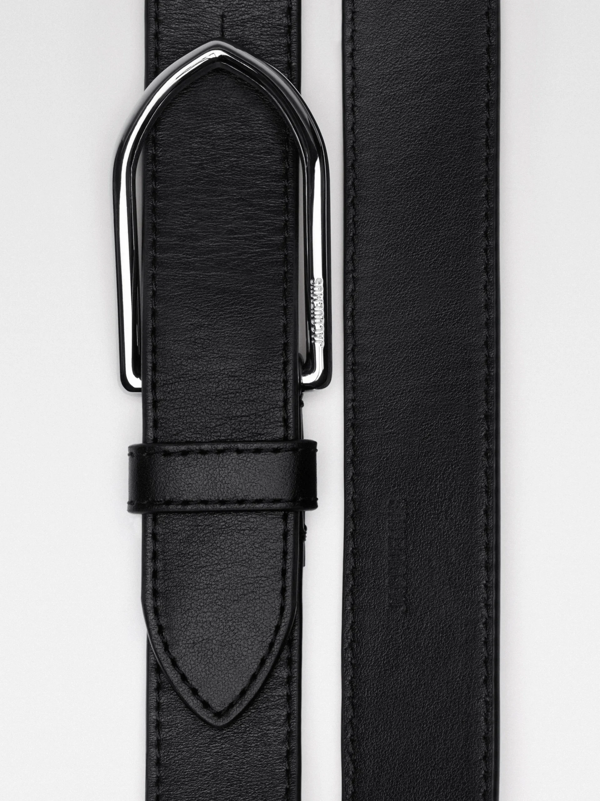 Online Jacquemus De Bambino riem Black/Silver