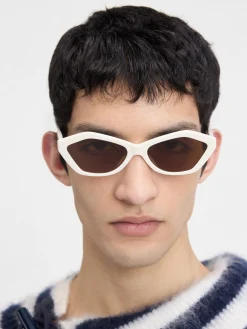 Online Jacquemus De Bambino zonnebril White