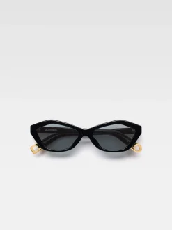 Fashion Jacquemus De Bambino zonnebril Black