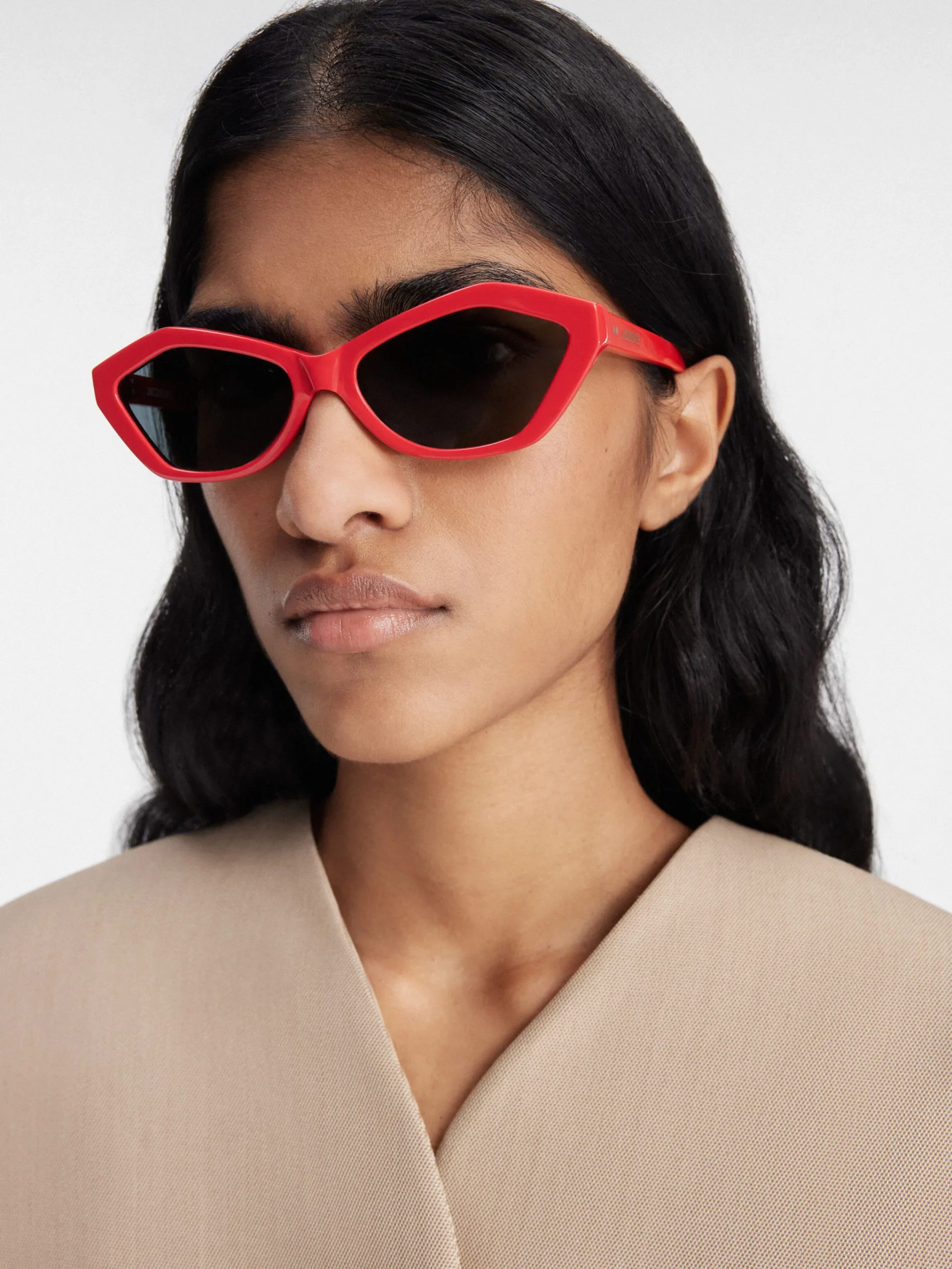 Sale Jacquemus De Bambino zonnebril Red
