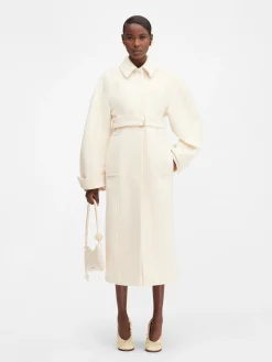 Fashion Jacquemus De Bari jas Off-White