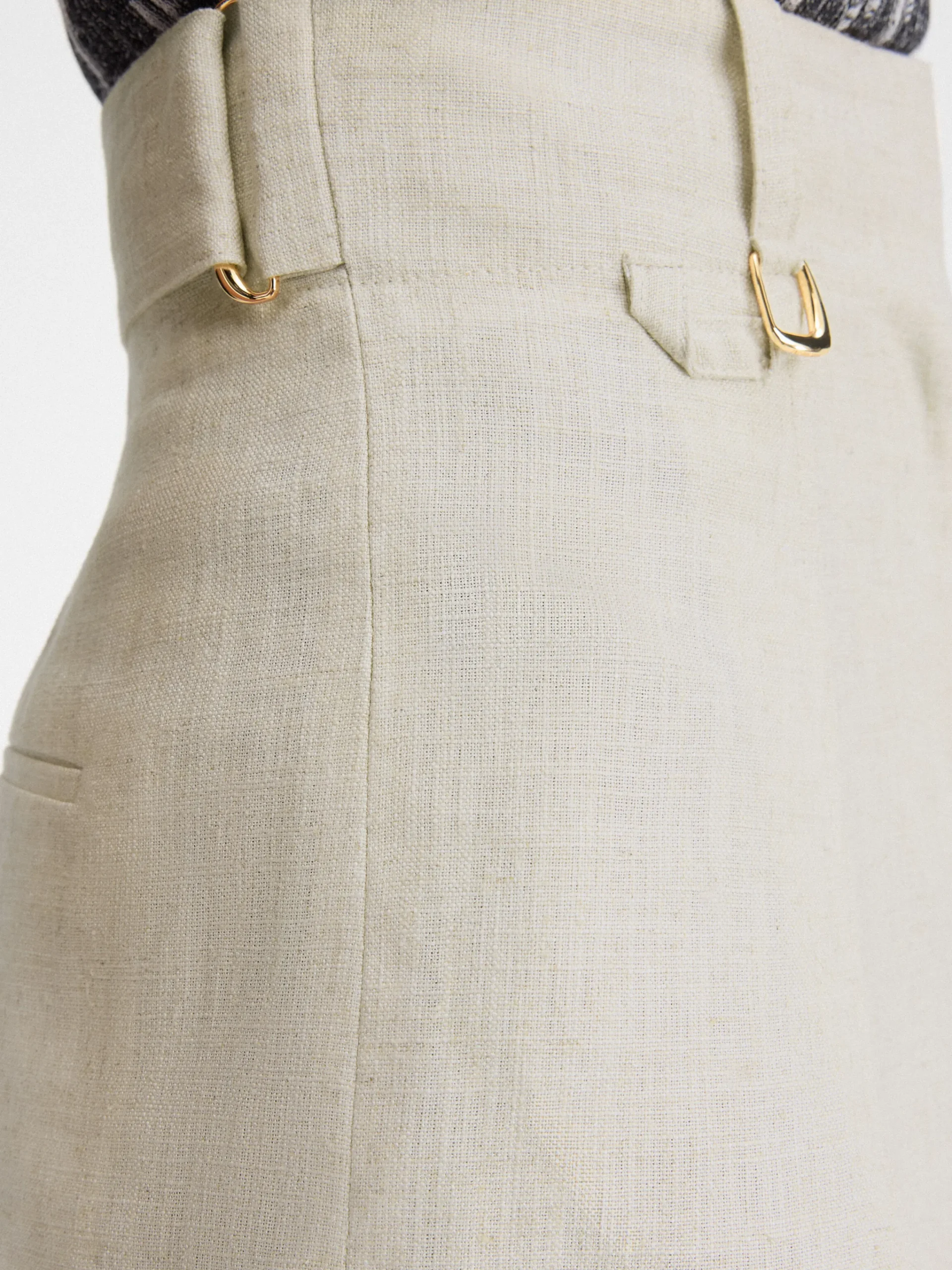 Outlet Jacquemus De Bari korte broek LightBeige