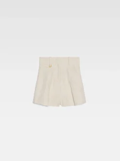 Outlet Jacquemus De Bari korte broek LightBeige