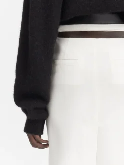 Hot Jacquemus De Bari midi-rok White
