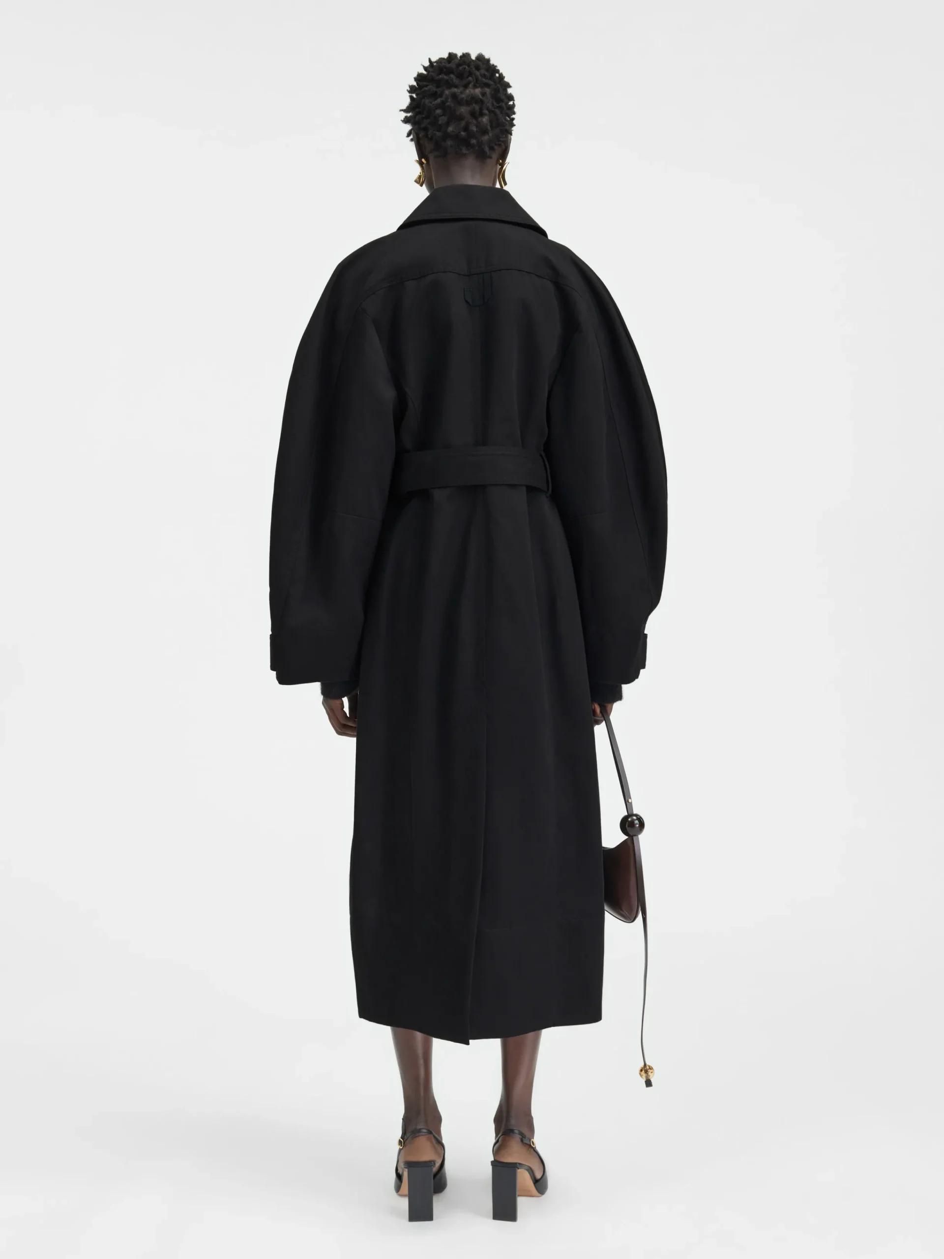 Clearance Jacquemus De Bari trenchcoat Black