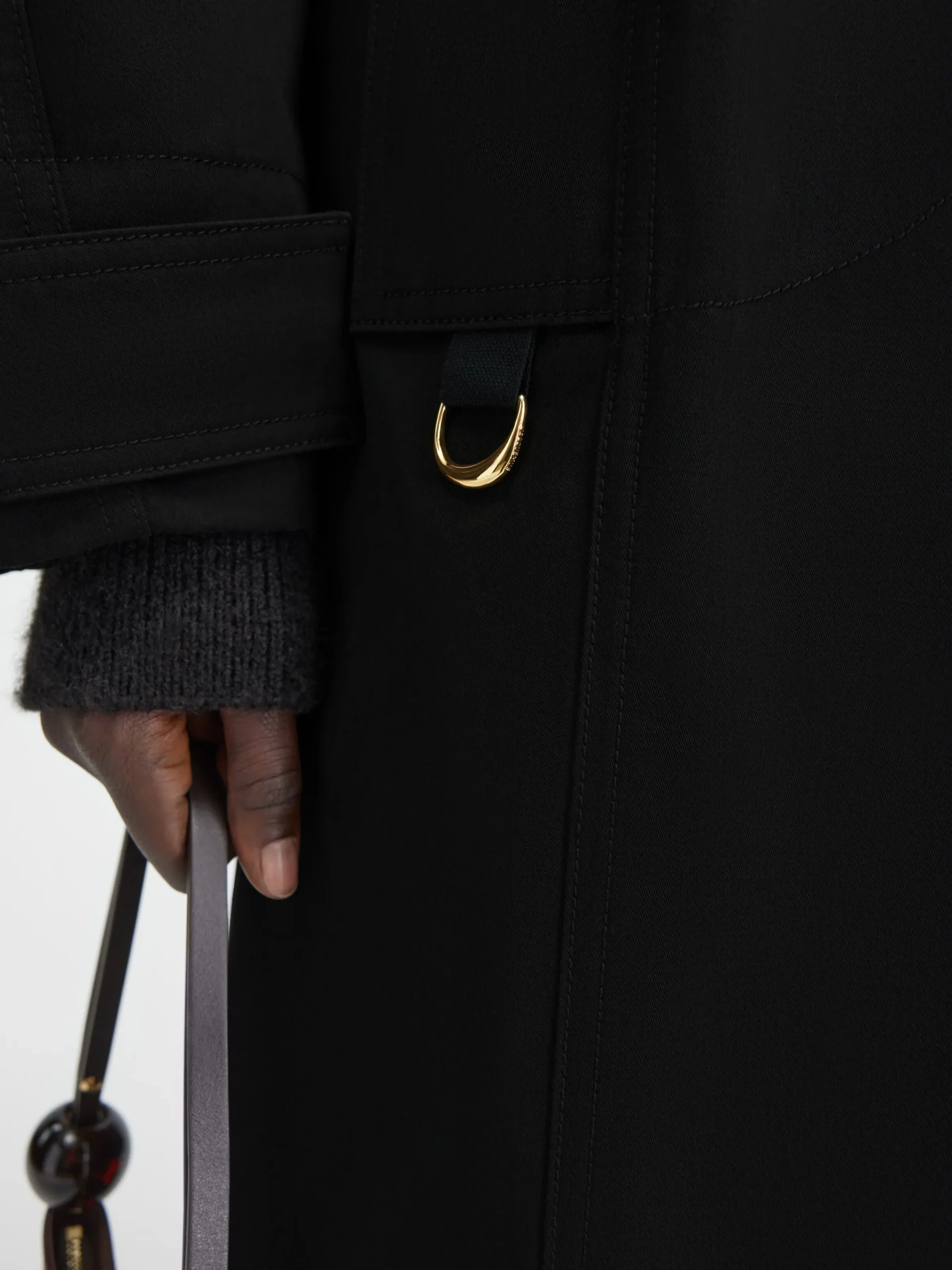 Clearance Jacquemus De Bari trenchcoat Black