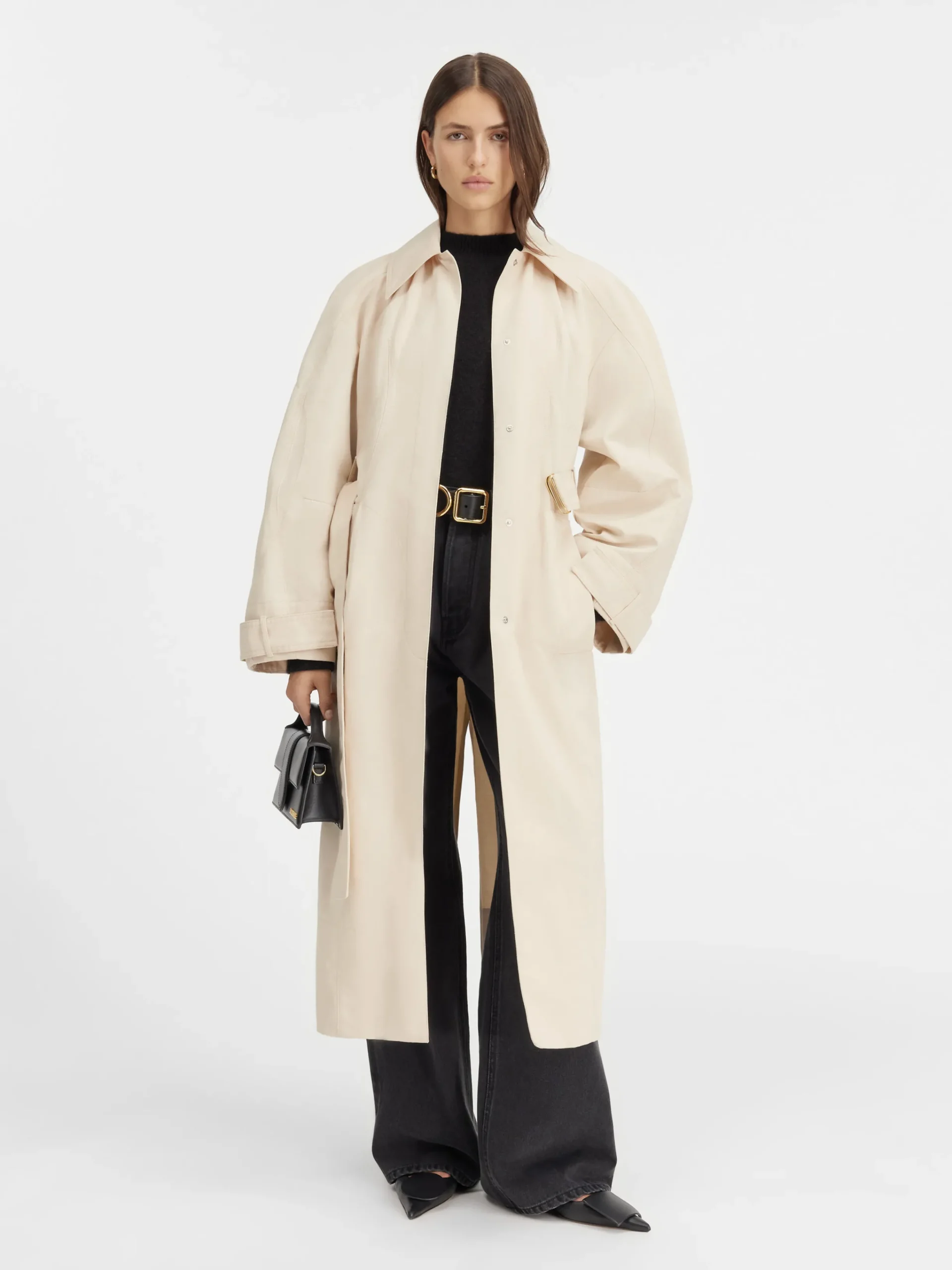 Sale Jacquemus De Bari trenchcoat Beige