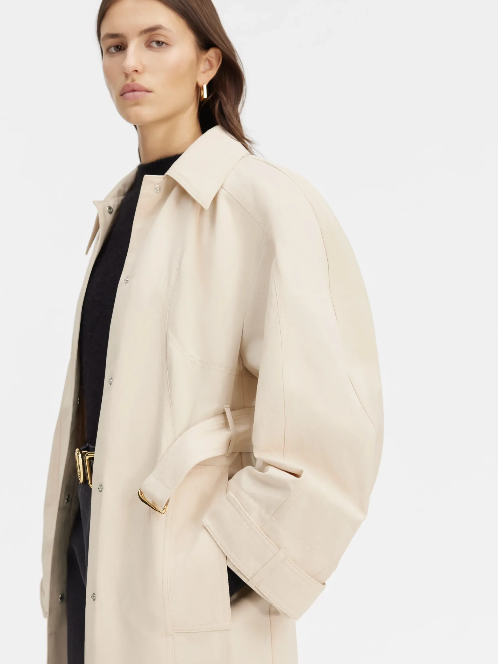 Sale Jacquemus De Bari trenchcoat Beige