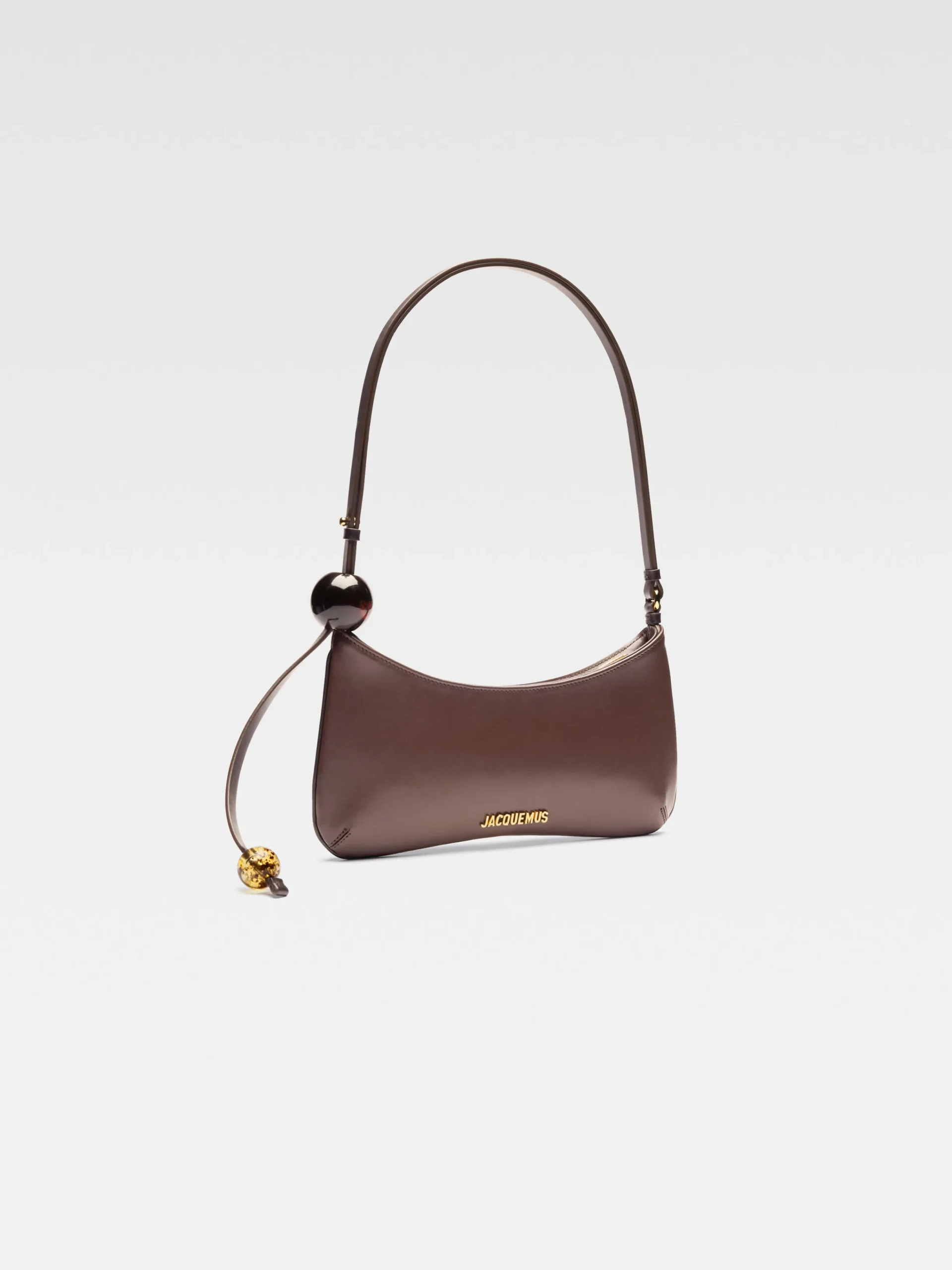 New Jacquemus De Bisou Perle MediumBrown