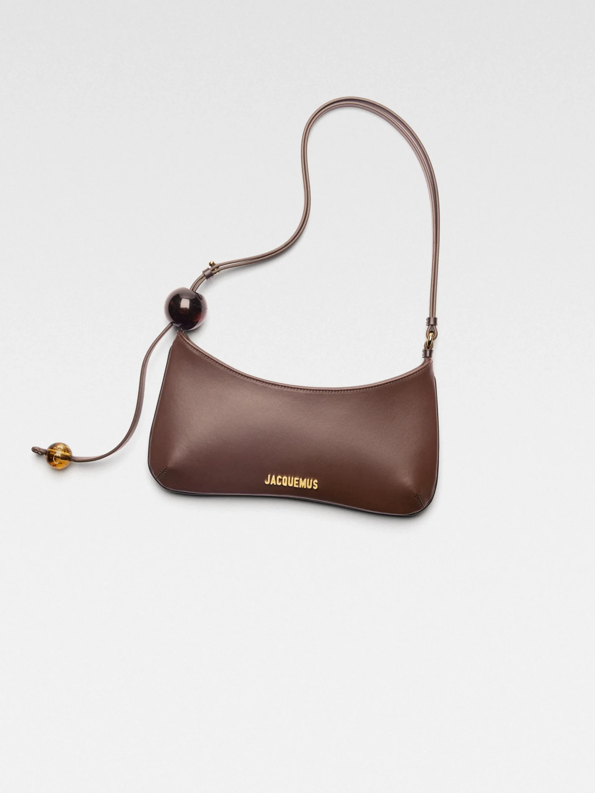 New Jacquemus De Bisou Perle MediumBrown