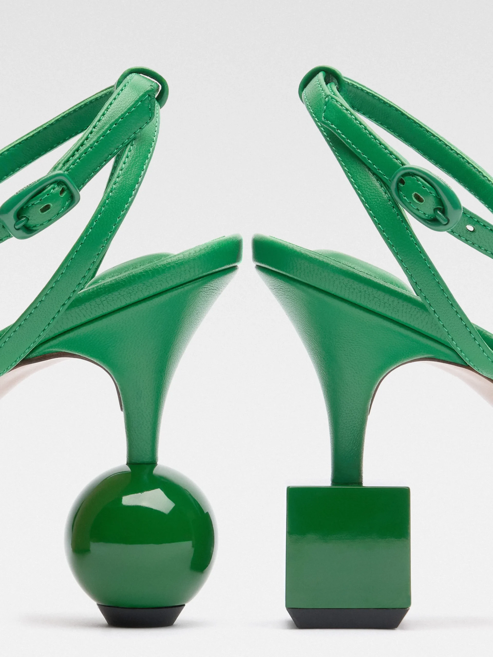 Discount Jacquemus De Bisou sandalen Green