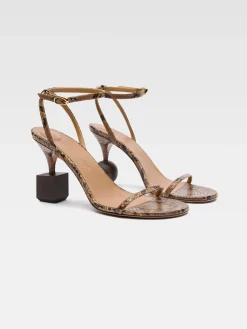 Clearance Jacquemus De Bisou sandalen LightBrown