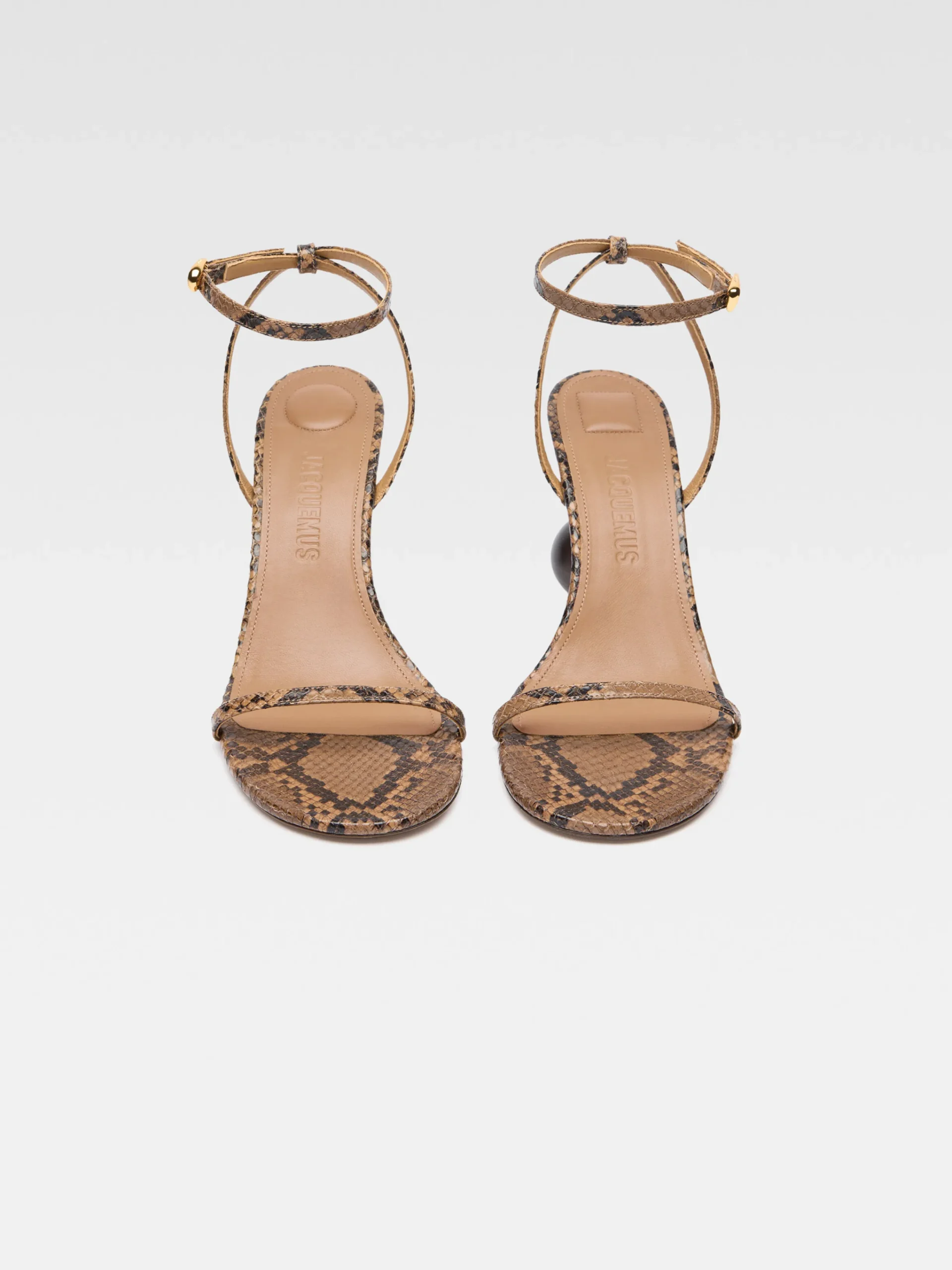 Clearance Jacquemus De Bisou sandalen LightBrown