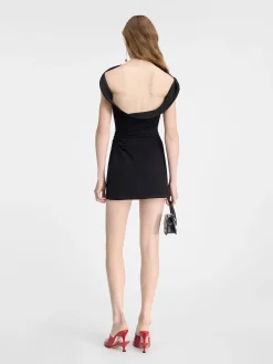 Outlet Jacquemus De Bordo mini jurk Black