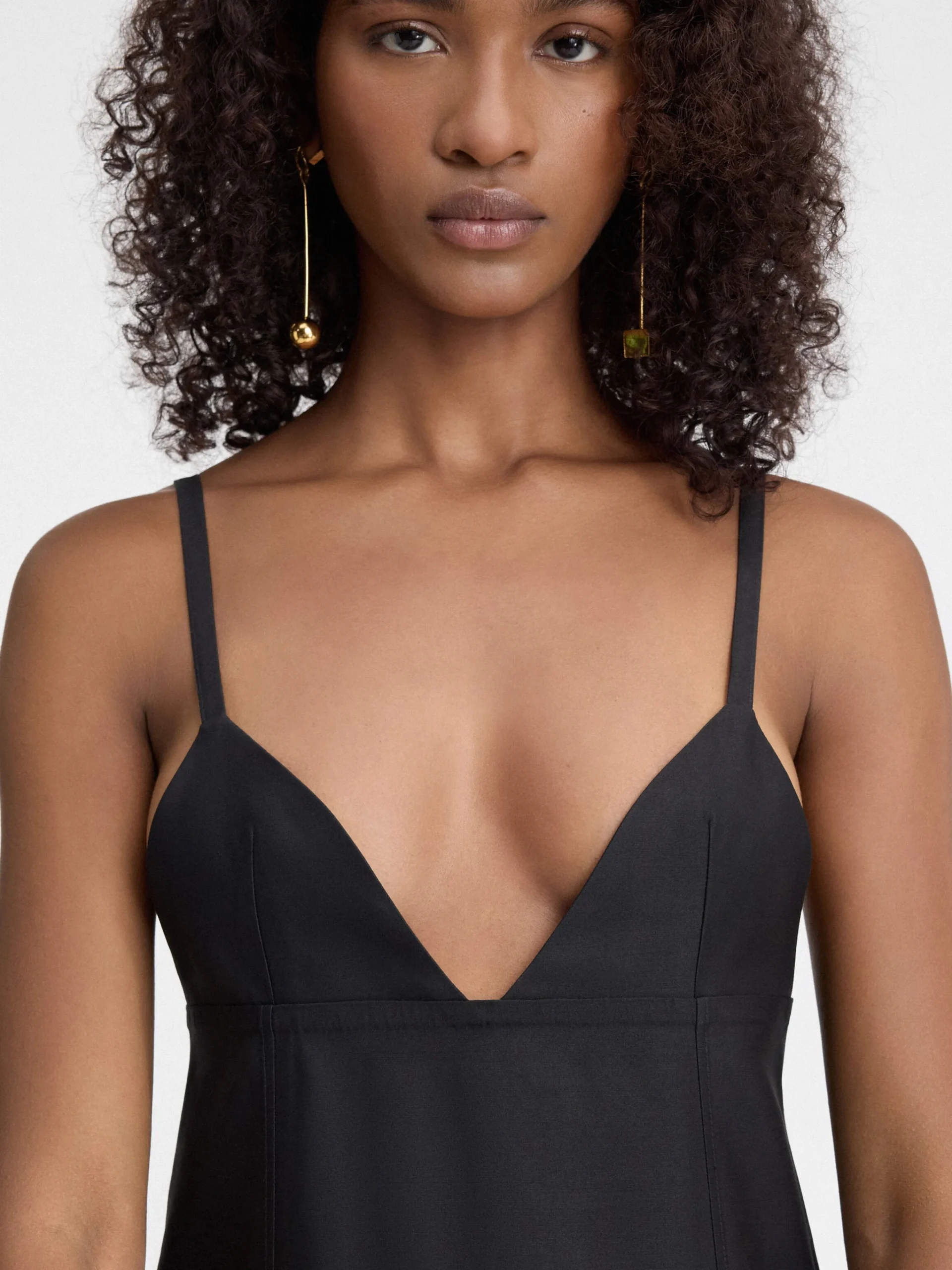 New Jacquemus De Camison jurk Black