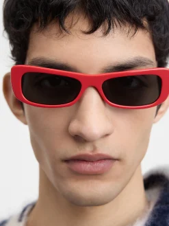 Clearance Jacquemus De Capri zonnebril Red