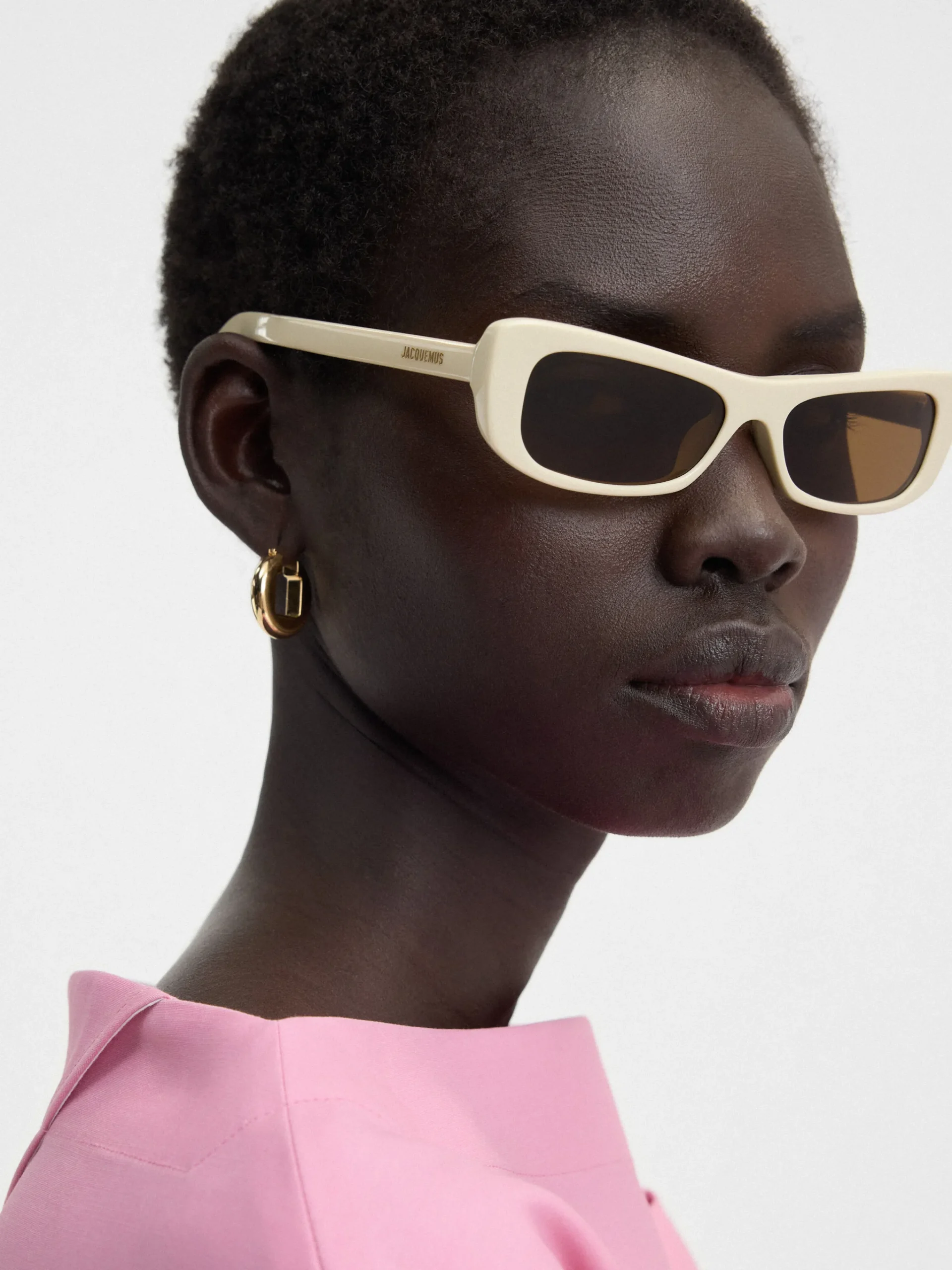 Hot Jacquemus De Capri zonnebril Beige