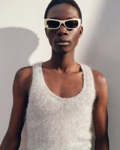 Hot Jacquemus De Capri zonnebril Beige