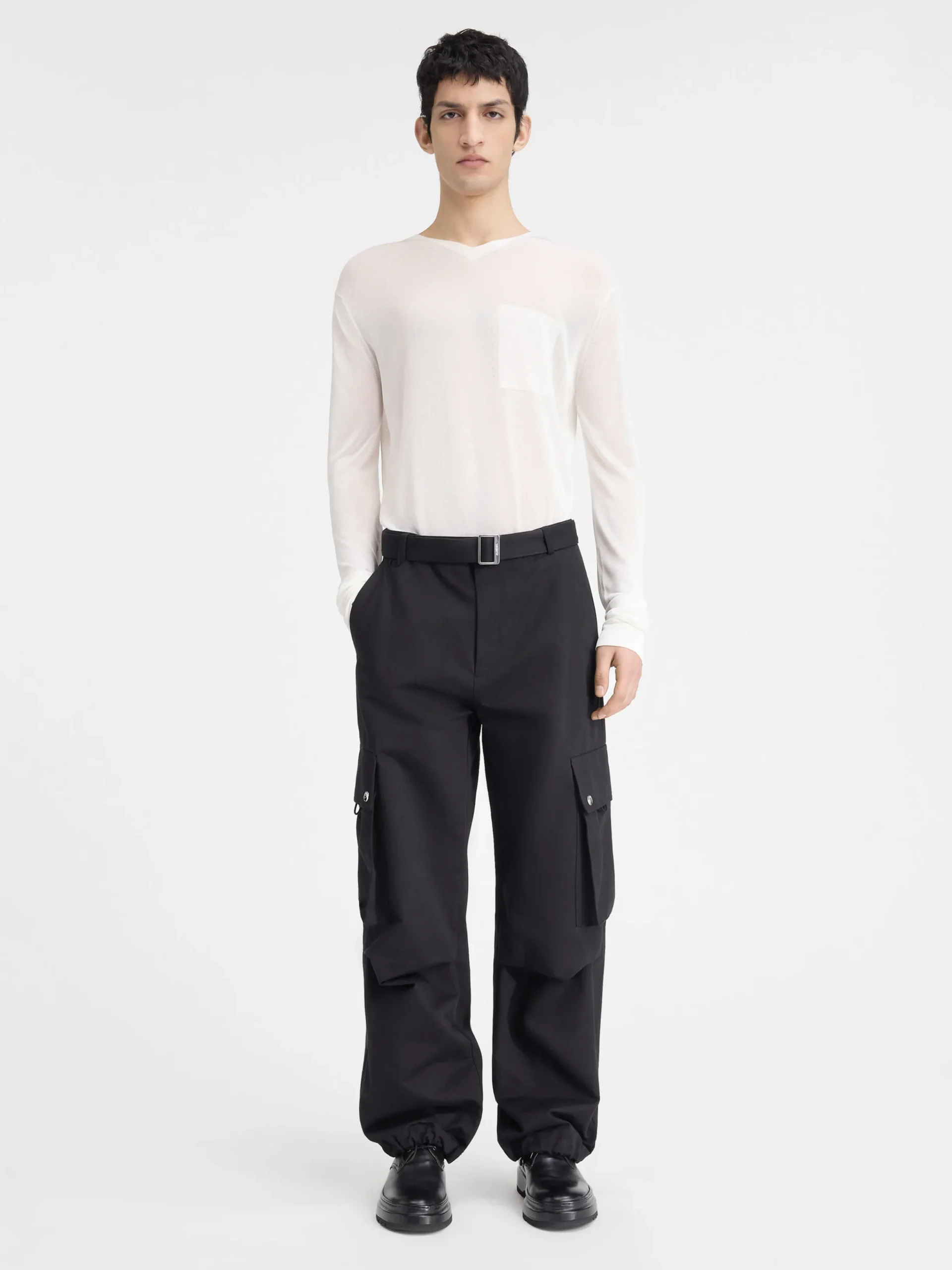 Best Jacquemus De cargobroek Black