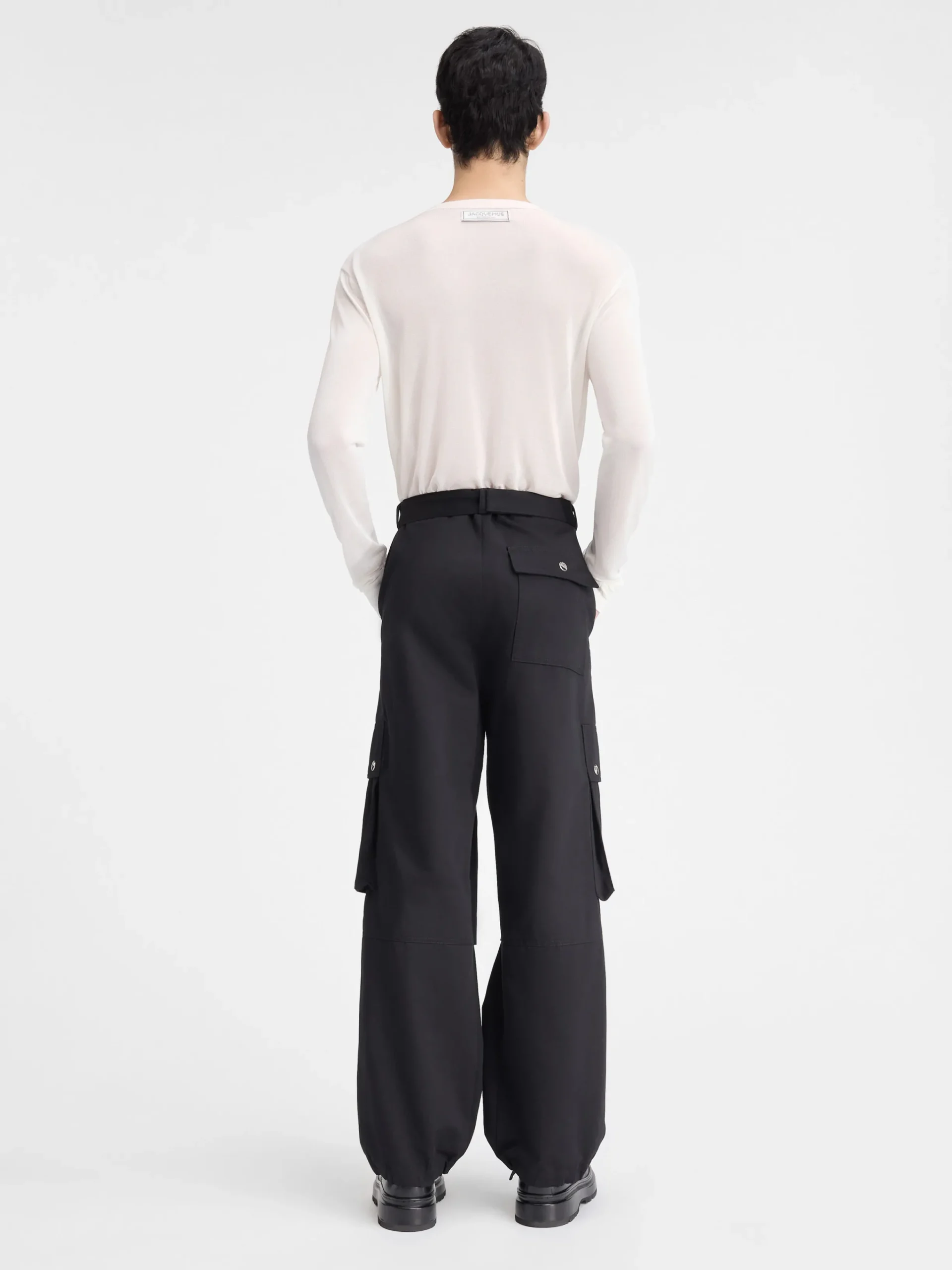 Best Jacquemus De cargobroek Black
