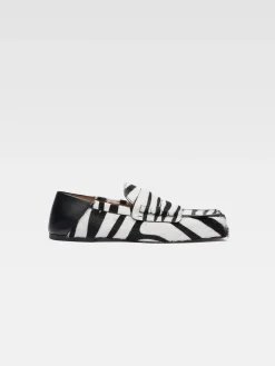 Discount Jacquemus De Carr&eacute; instappers Black&WhiteZebra