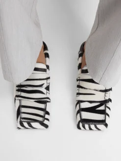 Discount Jacquemus De Carré instappers Black&WhiteZebra