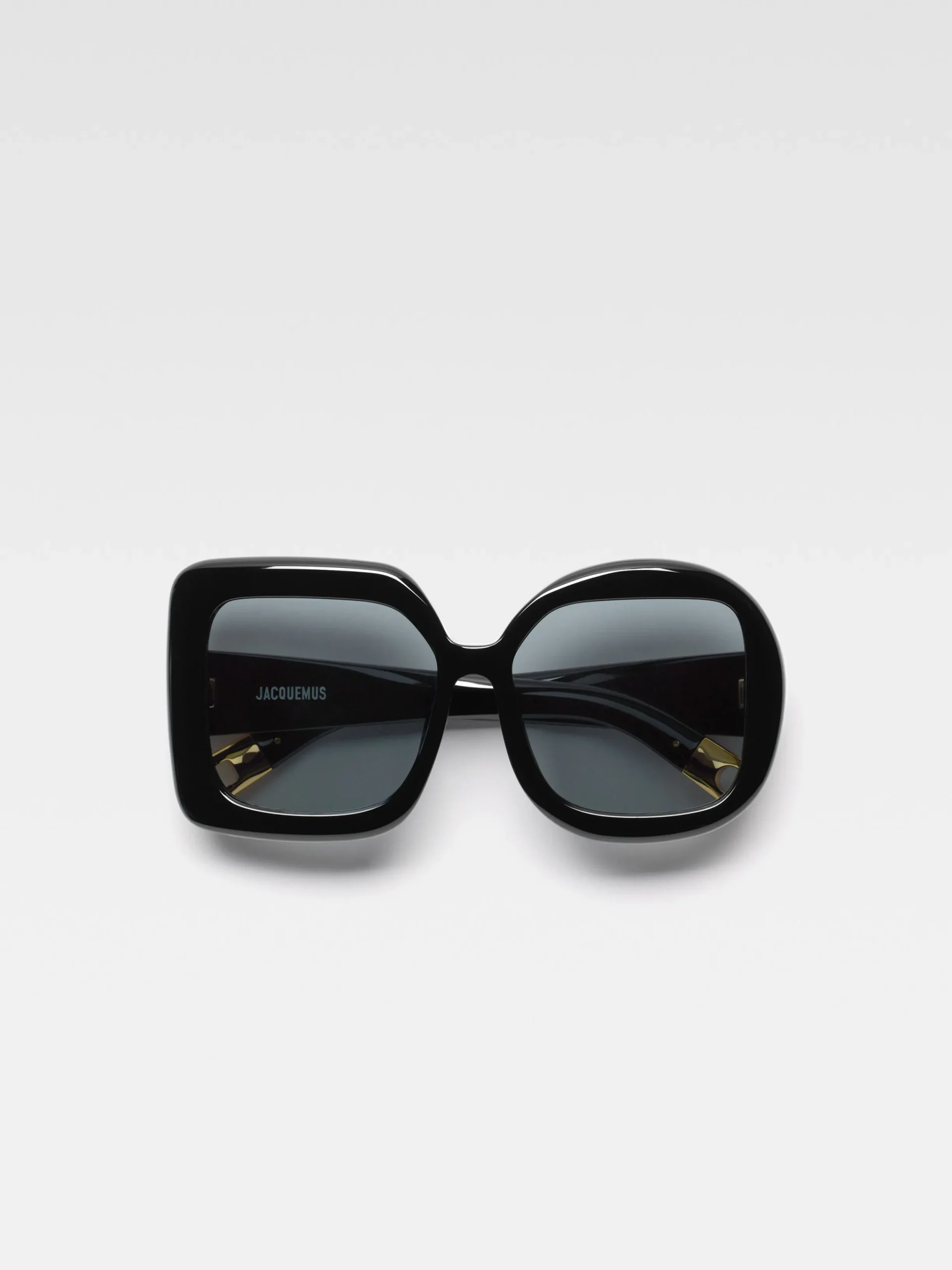 Online Jacquemus De Carré Rond zonnebril Black