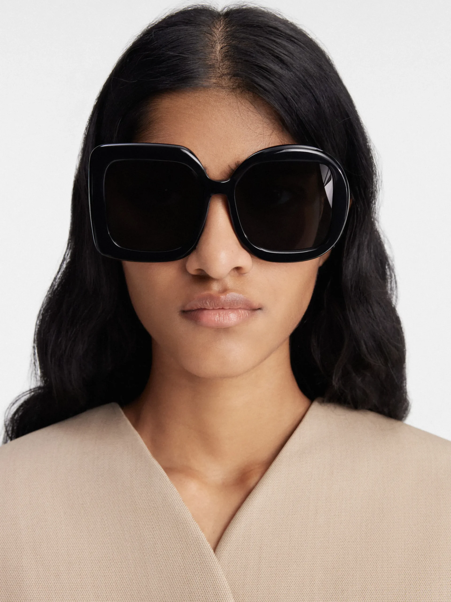 Online Jacquemus De Carré Rond zonnebril Black