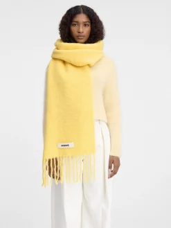 Hot Jacquemus De Carro sjaal Yellow