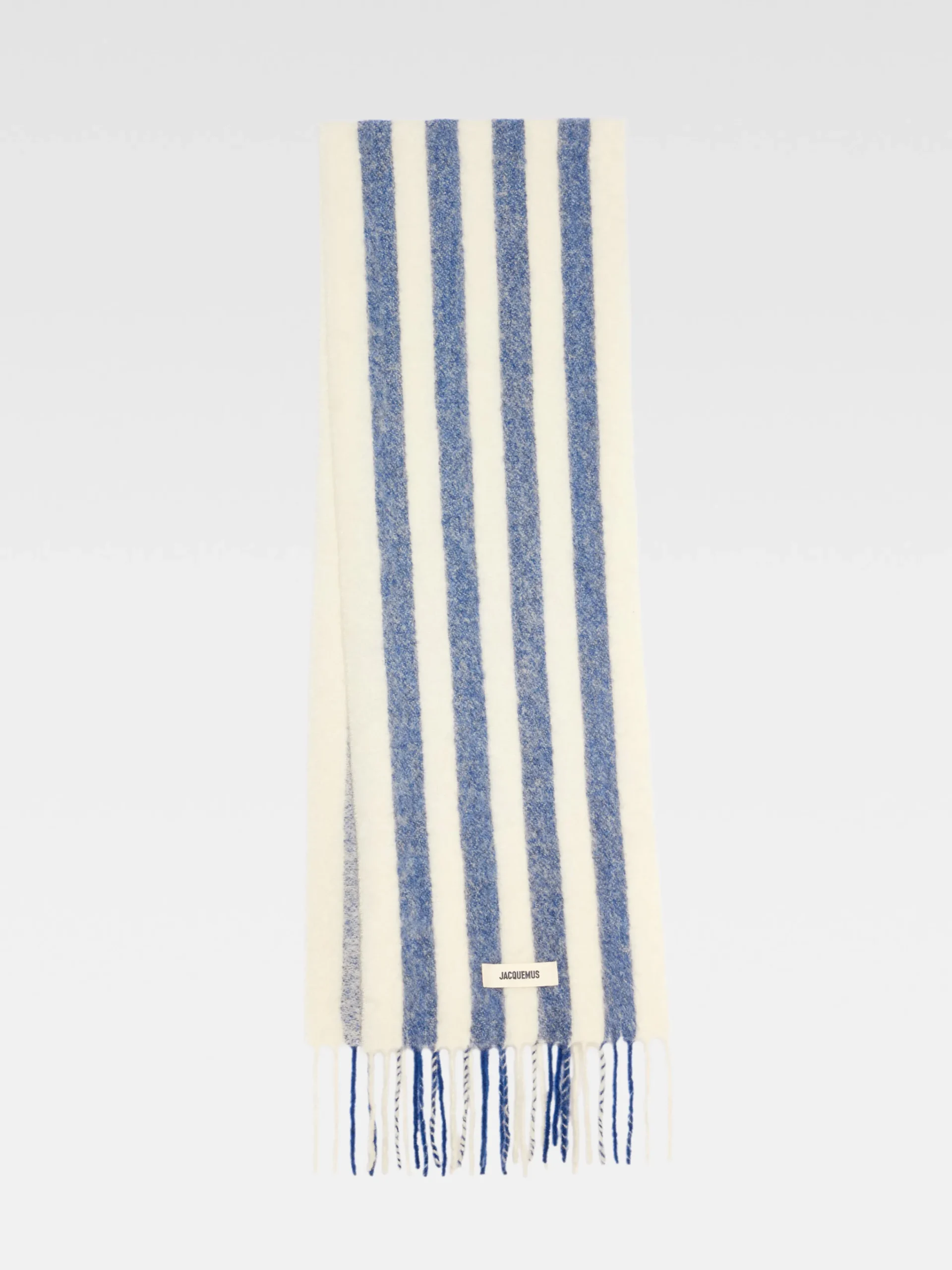 Fashion Jacquemus De Carro sjaal PrintWhite&BlueStripes