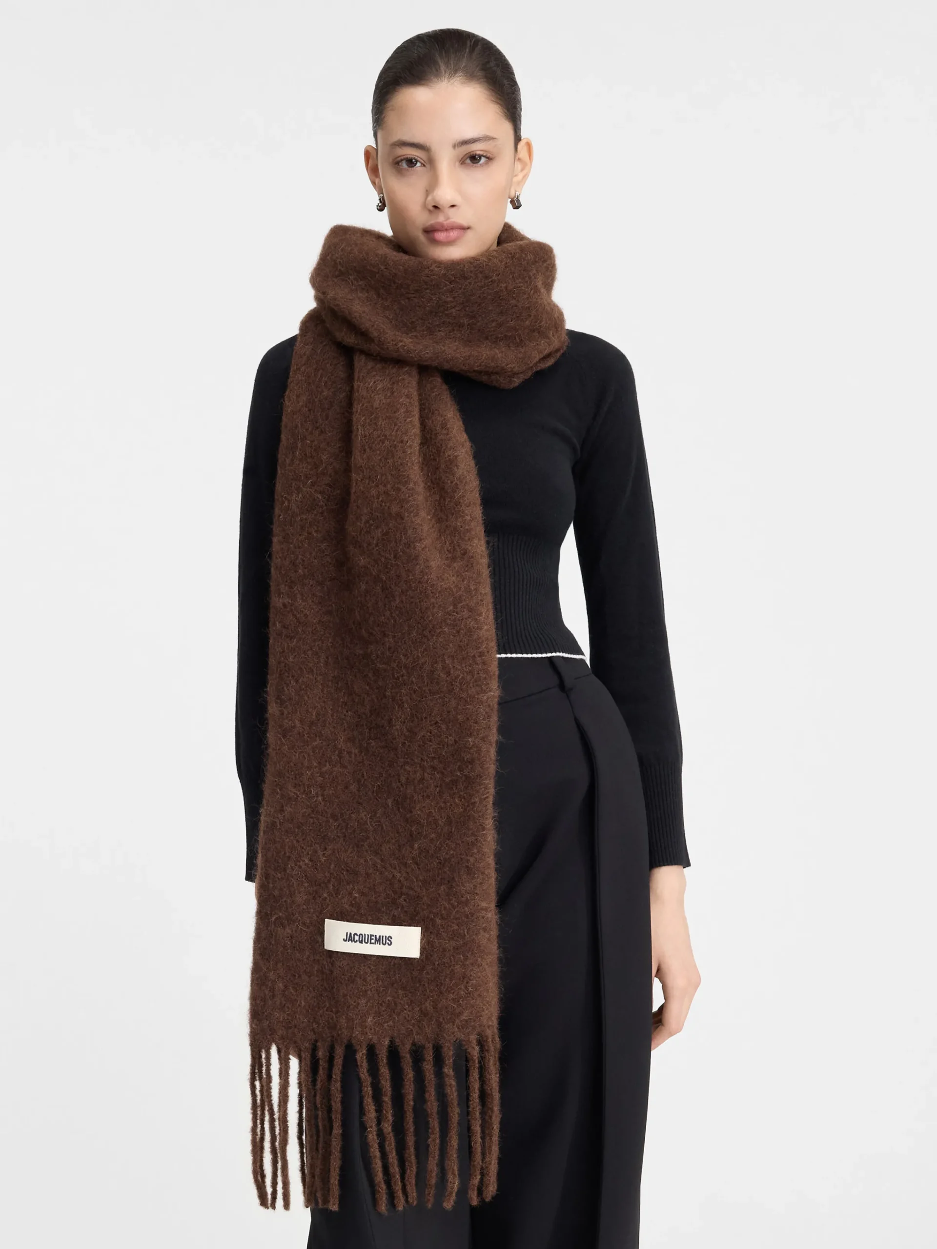 Hot Jacquemus De Carro sjaal Brown