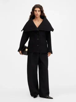 Sale Jacquemus De Caruso peacoat Black