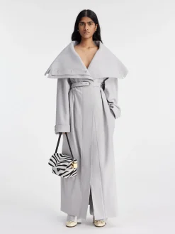 Outlet Jacquemus De Caruso trenchcoat LightGrey