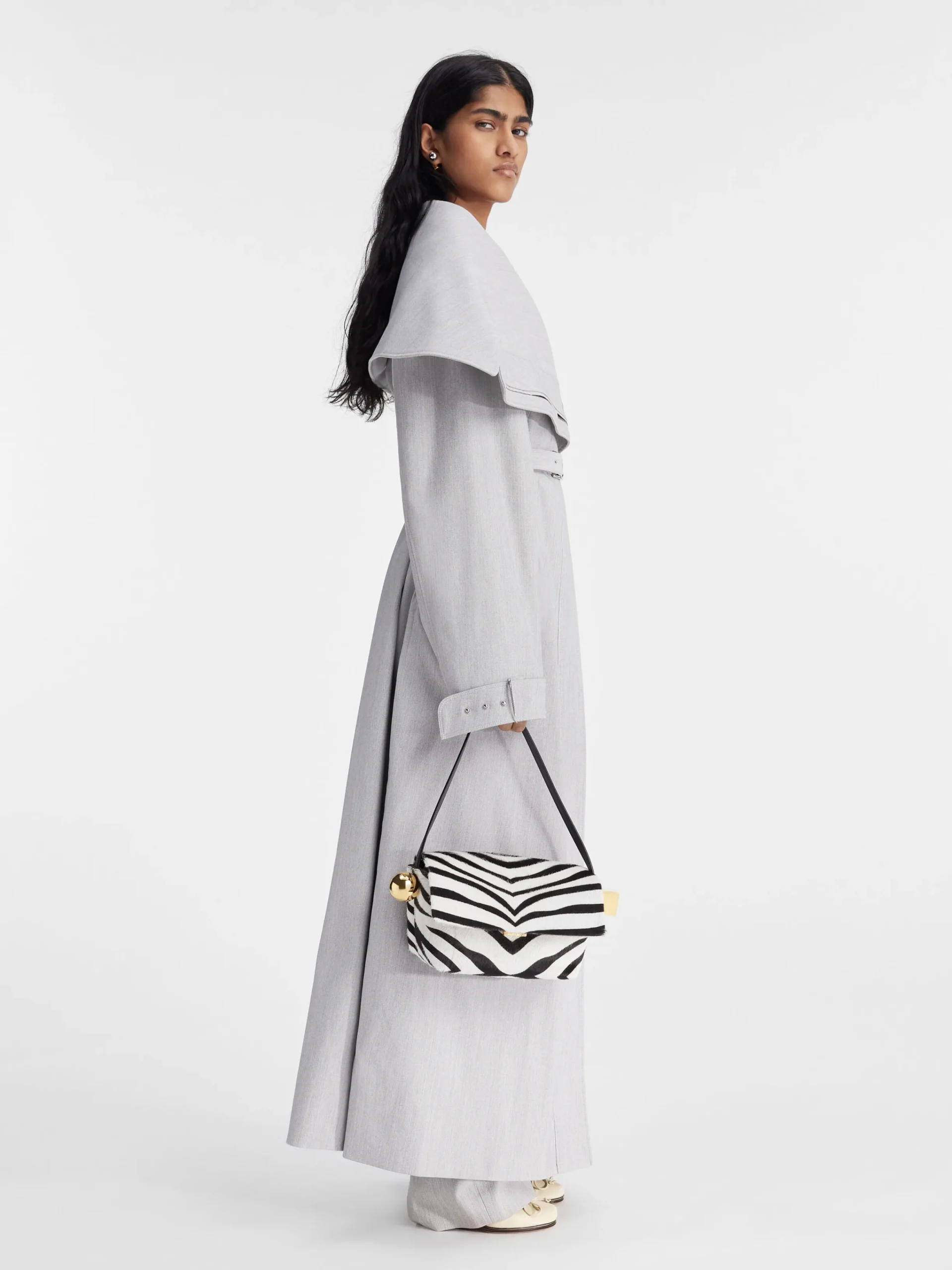 Outlet Jacquemus De Caruso trenchcoat LightGrey